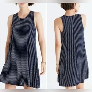 Madewell High Point Tank Womens Dress Chevron Stripe G6473 small Sleeveless